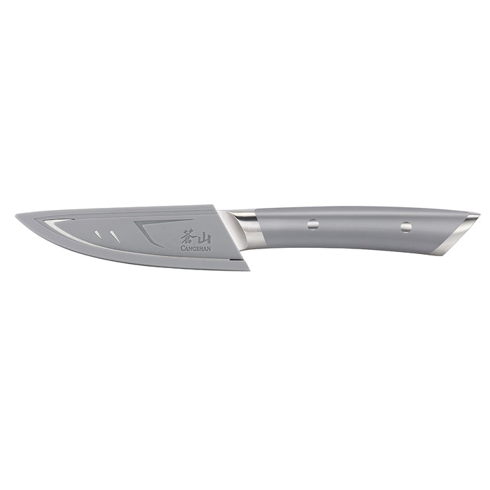 Cangshan HELENA Series German Steel Forged 3.5" Grey Paring Knife w/ Sheath