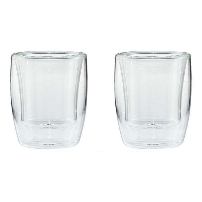 Henckels Cafe Roma 2 Pc Double Wall Espresso Glass Set