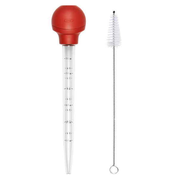 OXO Good Grips Baster with Cleaning Brush - Red