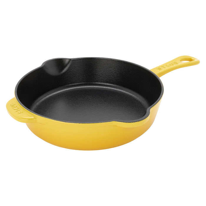 Staub Enameled Cast Iron 8.5" Traditional Deep Skillet in Citron