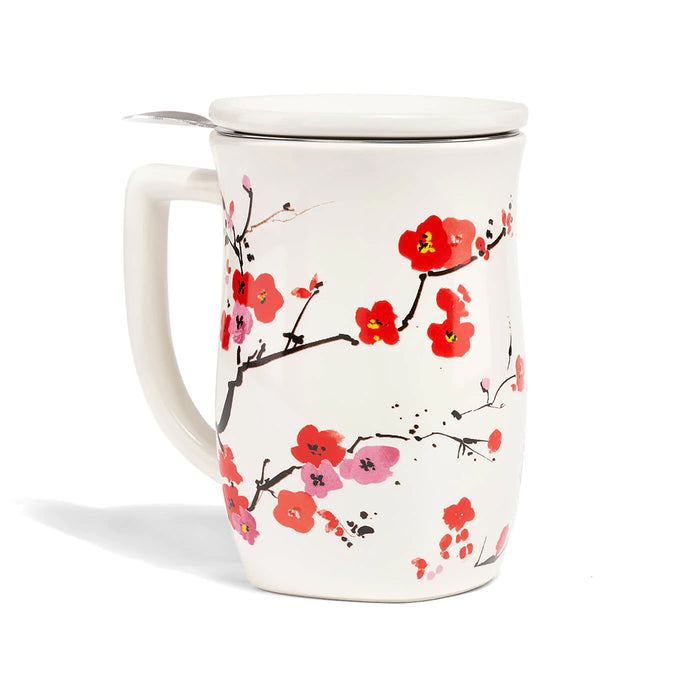 Tea Forte Fiore Steeping Cup with Infuser Sakura