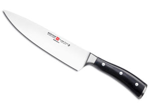Wusthof Classic Ikon Forged 8 Inch Chef's Knife with Old Logo - DISCONTINUED, 20% OFF!