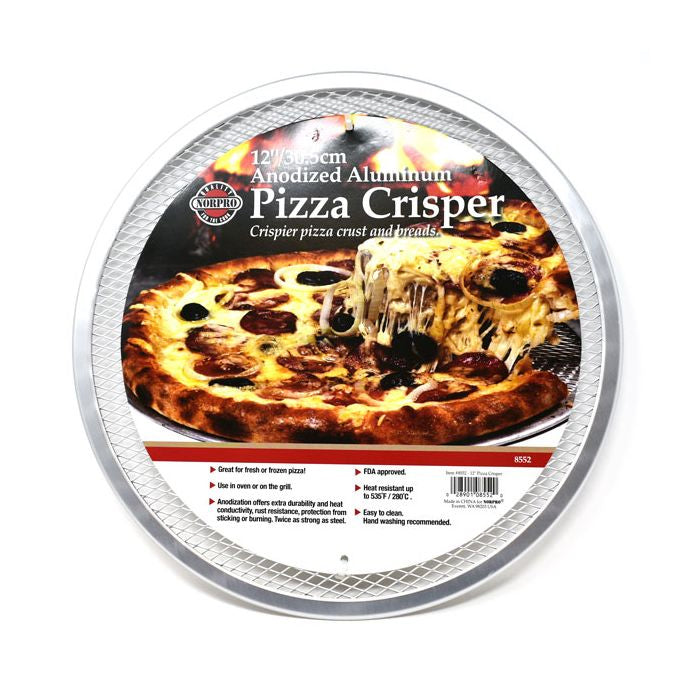 Norpro 12" Anodized Aluminum Pizza Crisper