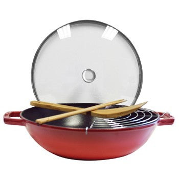 Staub Enameled Cast Iron Perfect Pan in Cherry