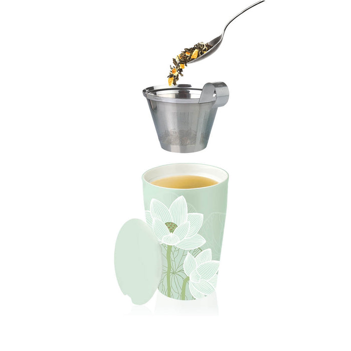 Tea Forte KATI Steeping Cup & Infuser Lotus