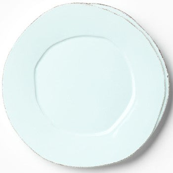 Vietri Lastra Aqua Dinner Plate