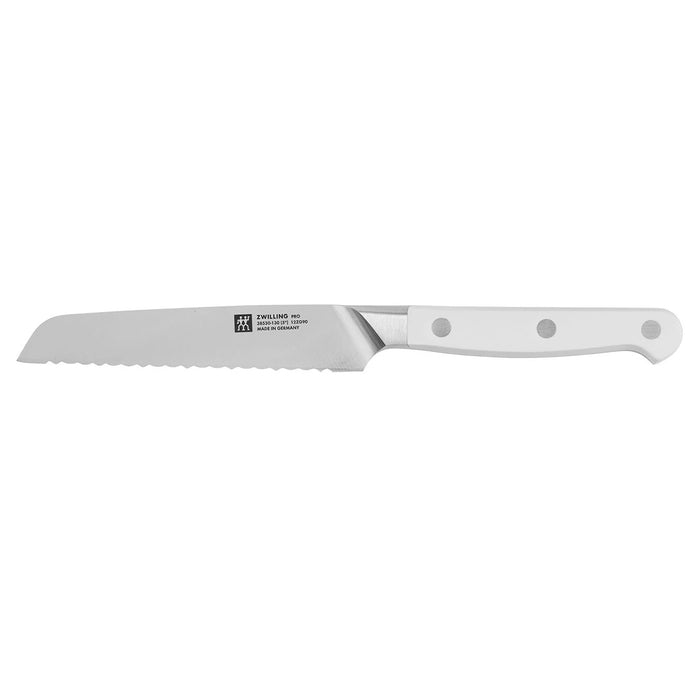 ZWILLING Pro Le Blanc Forged 5" Serrated Utility Knife