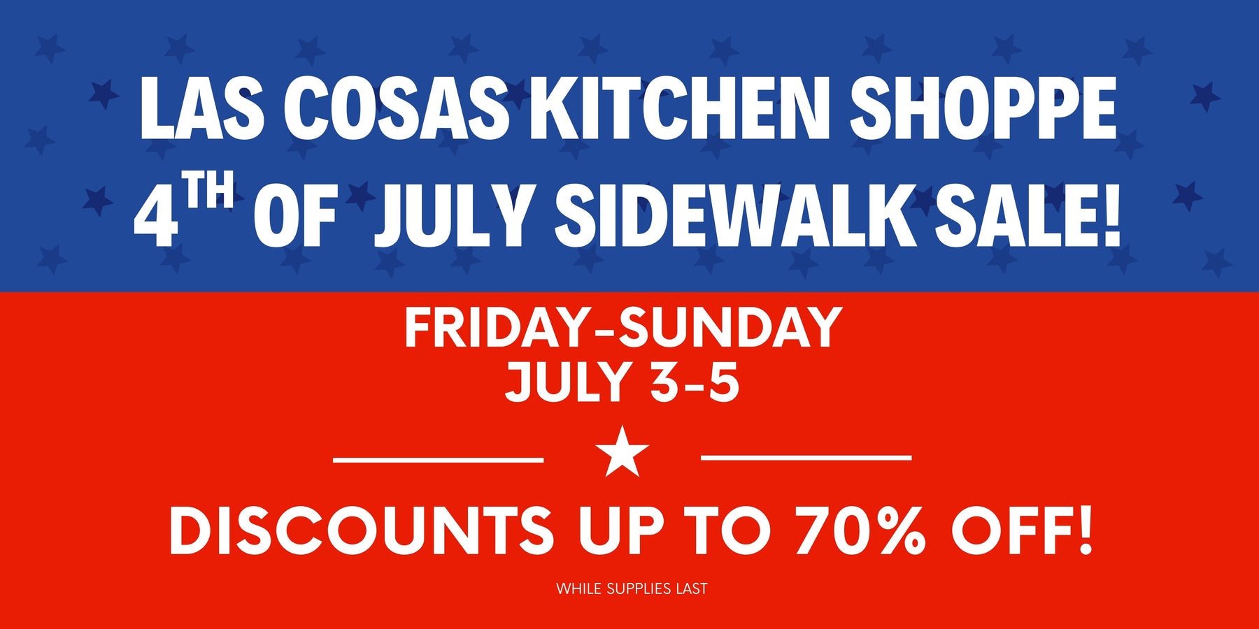 July 4th Sidewalk Sale