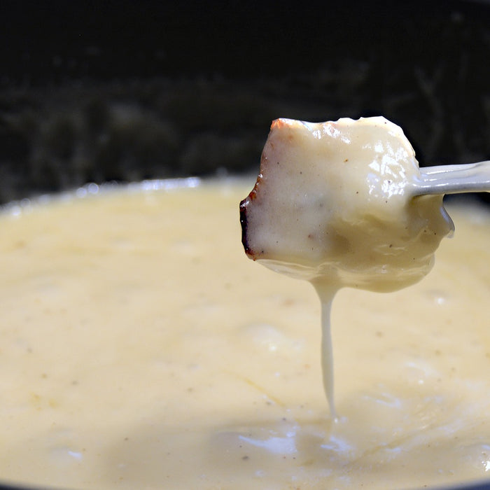 Welsh Cheddar and Bacon Rabbit Fondue