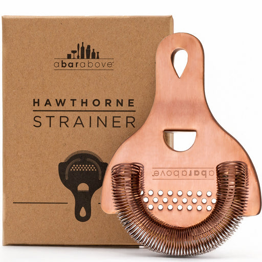 A Bar Above Antique Copper Hawthorne Strainer