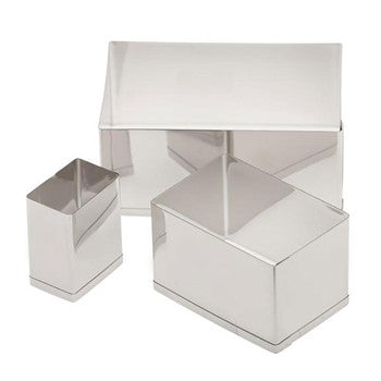 Ateco 3 Piece Rectangle Cutter Set