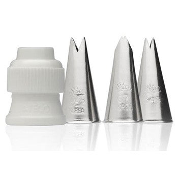 Ateco 4 Piece Leaf Tube Set
