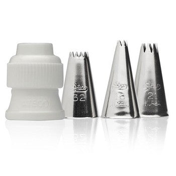 Ateco 4 Piece Star Tube Set