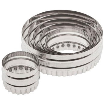 Ateco 6 Piece Double Sided Round Cutter Set