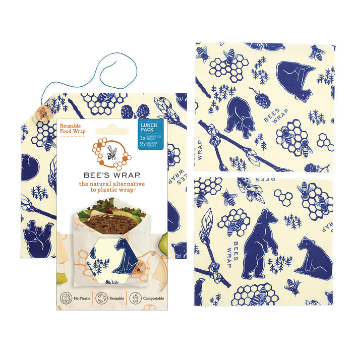 Bee's Wrap Lunch Pack Bees & Bears