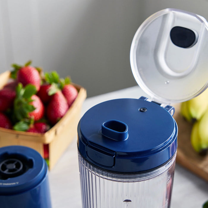 GreenPan Spin & Go Portable Blender in Blueberry