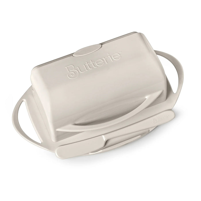 Butterie Flip-Top Butter Dish in Ivory