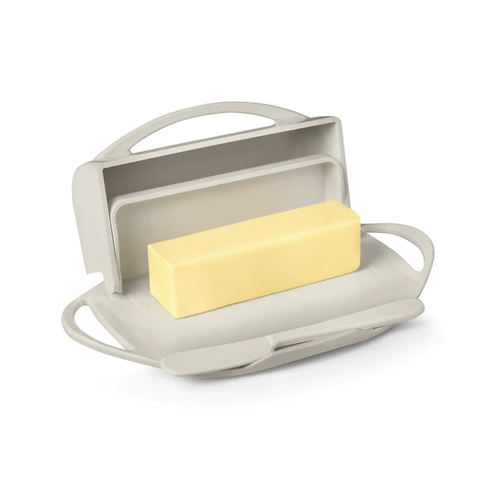 Butterie Flip-Top Butter Dish in Ivory