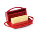 Butterie Flip-Top Butter Dish in Red