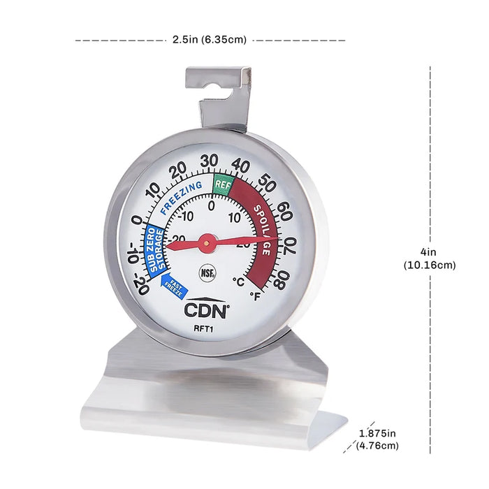 CDN Refrigerator/Freezer Thermometer