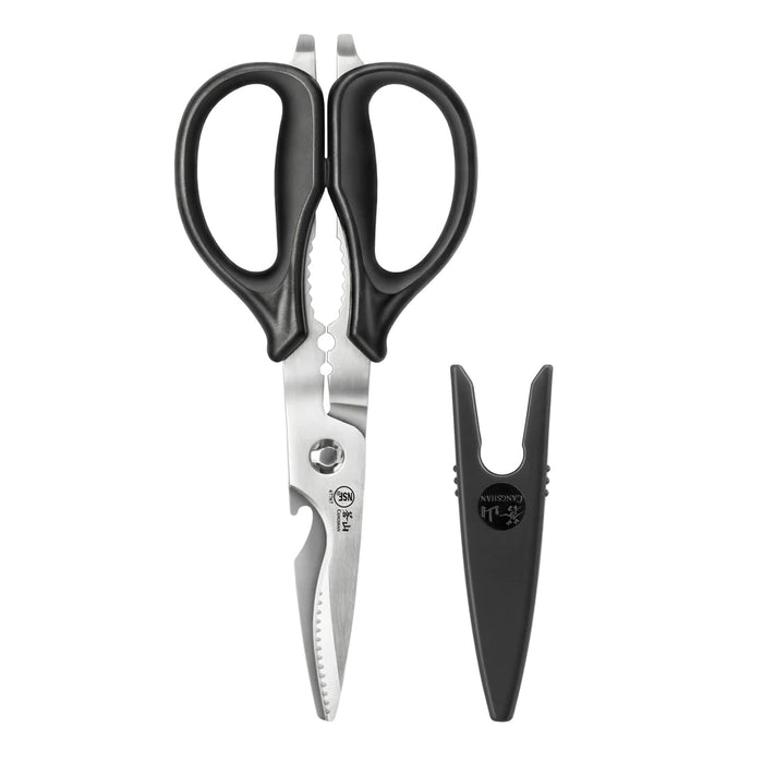 Cangshan 9"  Heavy Duty Utility Kitchen Shears with Blade Holder