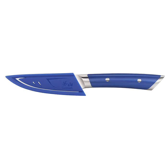 Cangshan HELENA Series German Steel Forged 3.5" Blue Paring Knife w/ Sheath