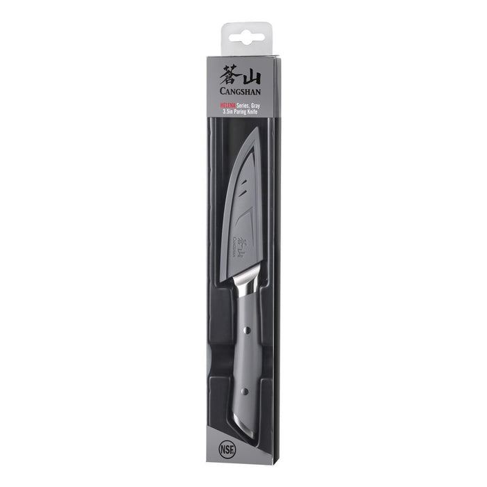 Cangshan HELENA Series German Steel Forged 3.5" Grey Paring Knife w/ Sheath