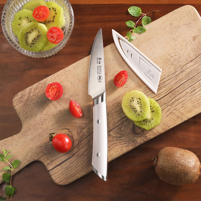 Cangshan HELENA Series German Steel Forged 3.5" White Paring Knife w/ Sheath