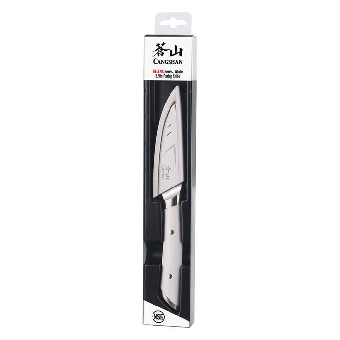 Cangshan HELENA Series German Steel Forged 3.5" White Paring Knife w/ Sheath
