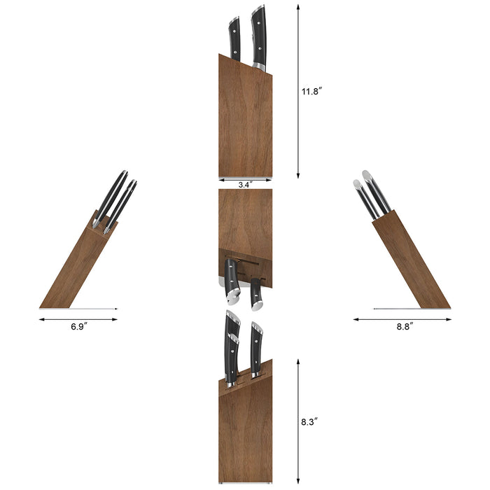 Cangshan HELENA Series German Steel Forged 4 Pc HUA Knife Block Set