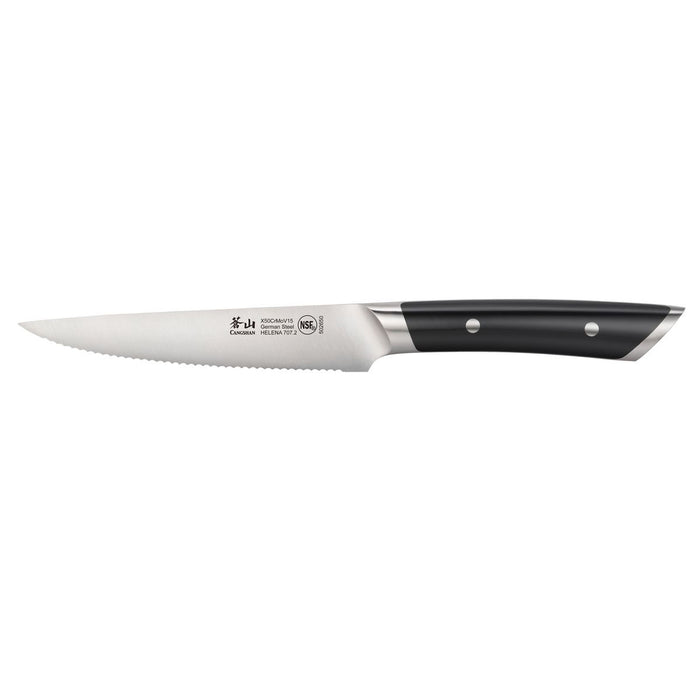 Cangshan HELENA Series German Steel Forged 5" Serrated Utility Knife