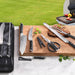Cangshan HELENA Series German Steel Forged 9-Piece BBQ Knife Bag Set