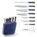 Cangshan KITA Blue Forged 12 Piece HUA Knife Block Set