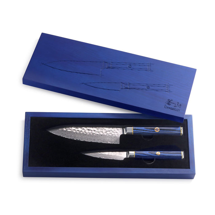 Cangshan KITA Blue Forged 2 Piece Starter Set