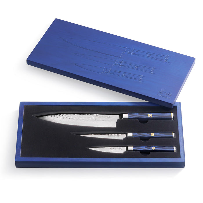 Cangshan KITA Blue Forged 3 Piece Starter Set