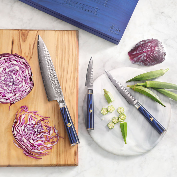 Cangshan KITA Blue Forged 3 Piece Starter Set