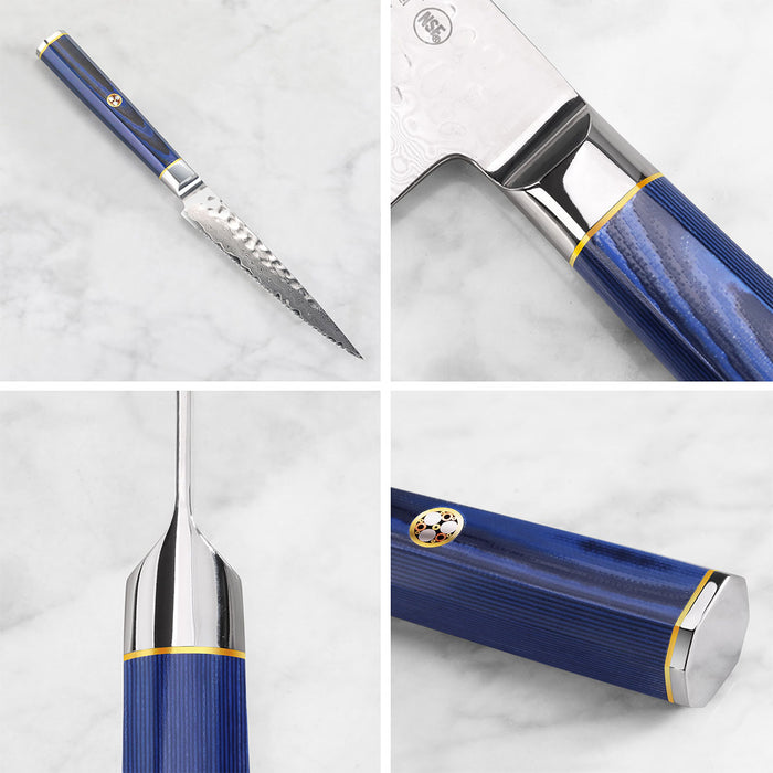 Cangshan KITA Blue Forged 5" Serrated Utility Knife