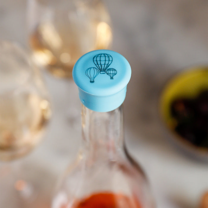 Capabunga Silicone Wine Cap Hot Air Balloons 