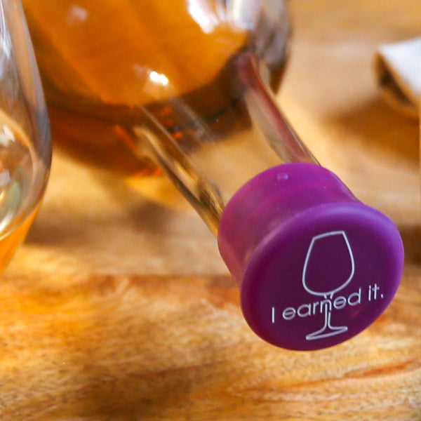 Capabunga Sliicone Wine Cap I Earned It