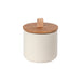 Casafina by Costa Nova Pacifica Vanilla Medium Canister with Oak Wood Lid