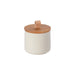Casafina by Costa Nova Pacifica Vanilla Small Canister with Oak Wood Lid