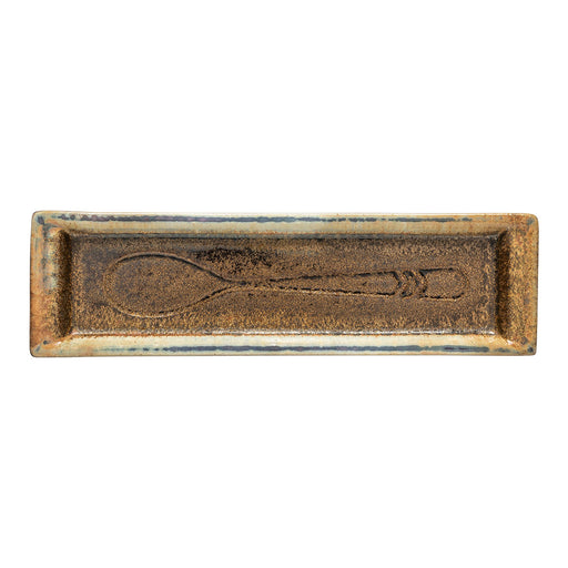 Casafina by Costa Nova Poterie Spoon Rest in Mocha Latte