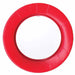 Caspari Linen Border Paper Dinner Plates in Red