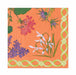 Caspari Mary Delany Flower Mosaics Paper Luncheon Napkins in Melon