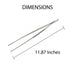 Cat Cora Straight Precision Plating Tongs