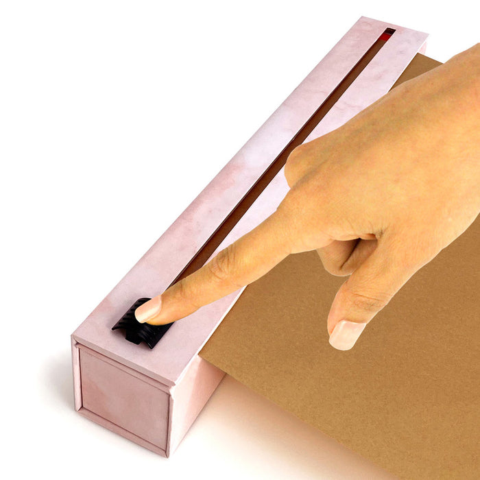 Chic Wrap Rose Marble Parchment Dispenser