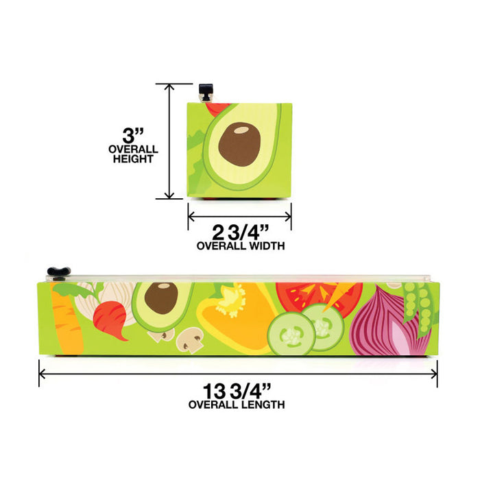 Chic Wrap Veggies Plastic Wrap Dispenser