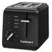 Cuisinart 2 Slice Compact Plastic Toaster Black
