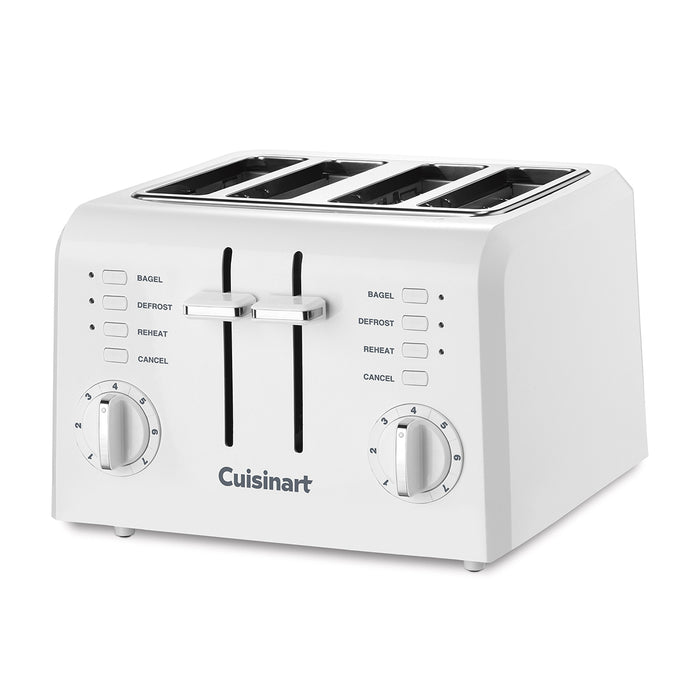 Cuisinart 4 Slice Compact Plastic Toaster White