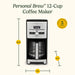 Cuisinart Personal Brew 12 Cup Coffee Maker
